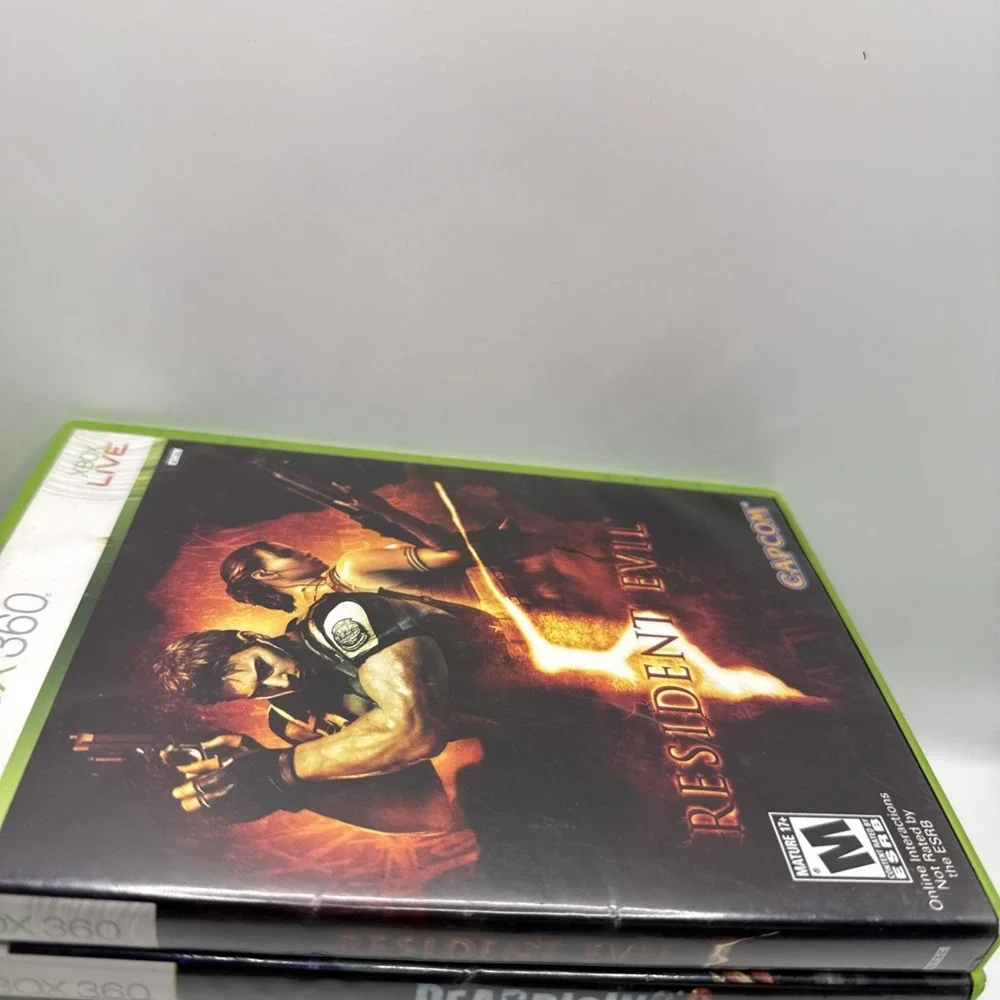 Lot of 7 Xbox 360 Games (resident Evil, Deadrising2, Dead Island, Borderland, Le